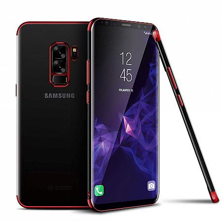 Samsung S9 Plus Silikon Case Rot ES