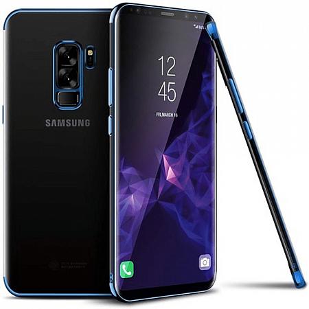 Samsung S9 Plus Silikon Case Blau ES