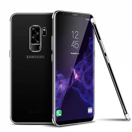 Samsung S9 Plus Silikon Case Silber ES