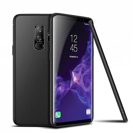 Samsung S9 Plus Silikon Case Matt schwarz ES