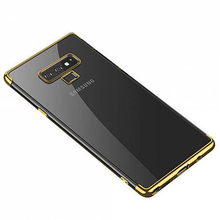 Samsung Note 9 Silikon Case Gold ES