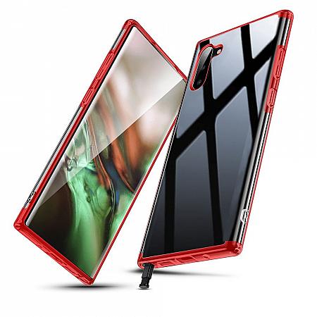 Samsung Note 10 Silikon Case Rot ES