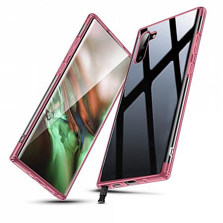 Samsung Note 10 Silikon Case Rosa ES
