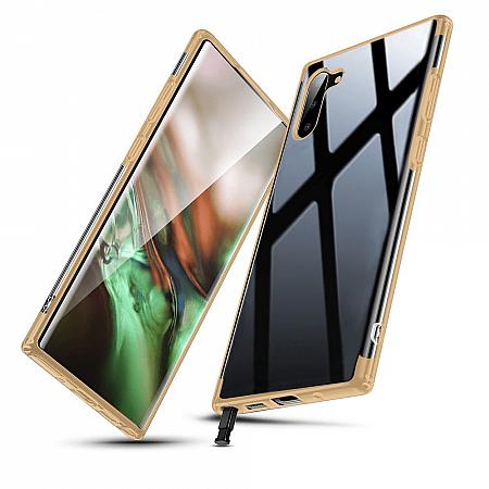 Samsung Note 10 Silikon Case Gold ES