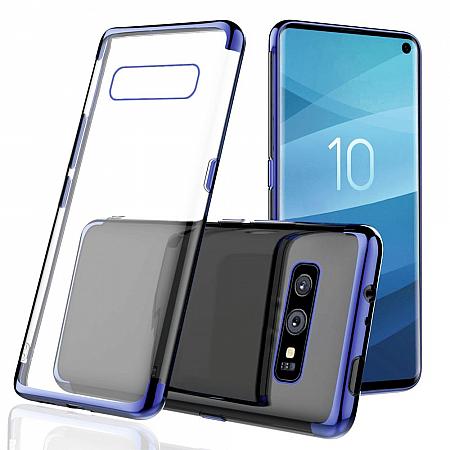 Samsung S10e Silikon Case Blau ES