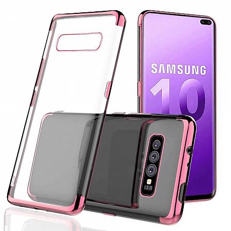 Samsung S10e Silikon Case Rosa ES