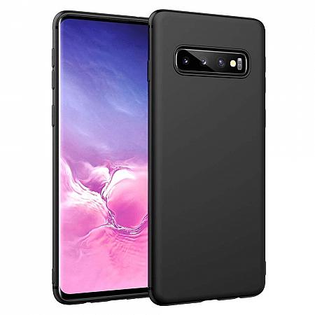 Samsung S10e Silikon Case Matt schwarz ES